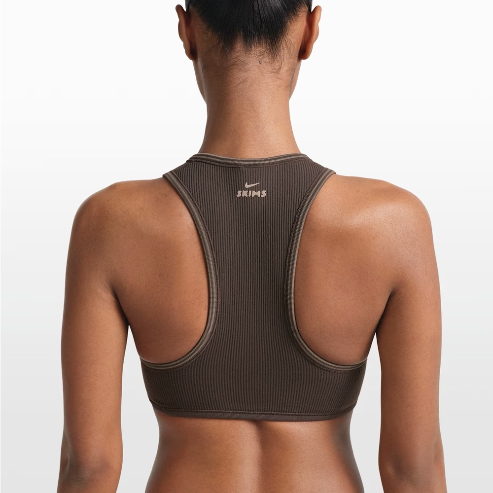 Nike x Skims seamless ribbed racerback sports bra Phoenix M